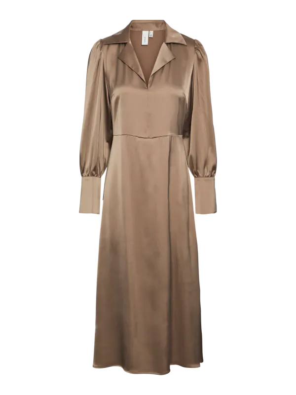 YasPella Long Shirt Dress Fungi