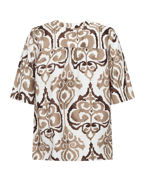 Hovedbilde Vespa Blouse Desert Taupe w. Star Off-white