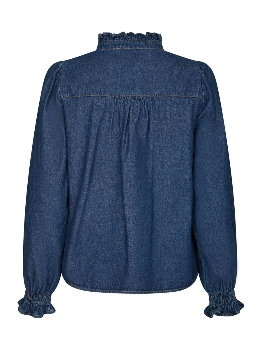Emmeline Denim Blouse Dark Blue