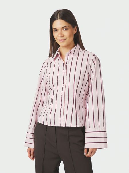Hovedbilde Rosa Wide Stripe Shirt Light Pink