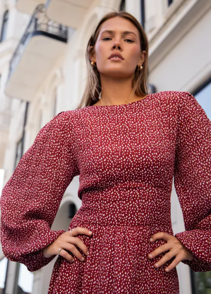 Hovedbilde Rosie Maxi Dress Ruby Red