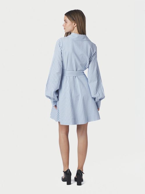 Hovedbilde Felice Striped Crepe Dress Blue