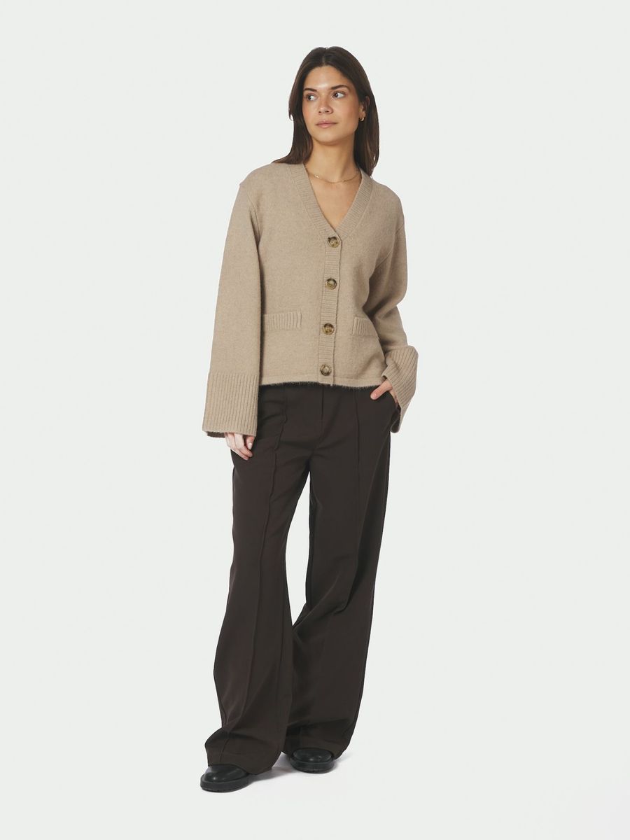 Pixie Knit Cardigan Warm Grey