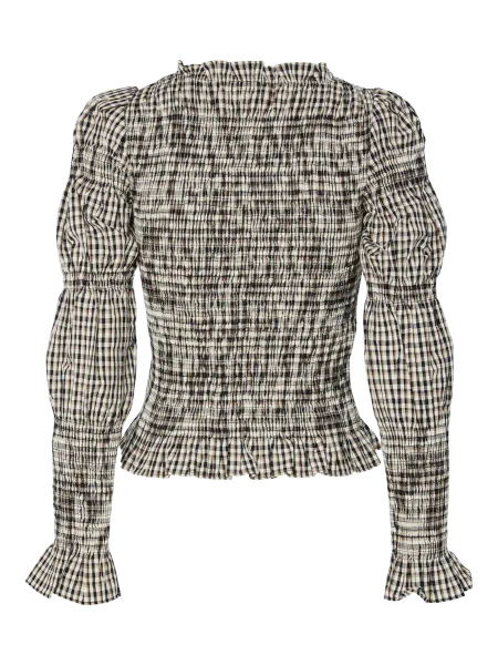 Hovedbilde YasChemma Smock Top Eggnog Checks