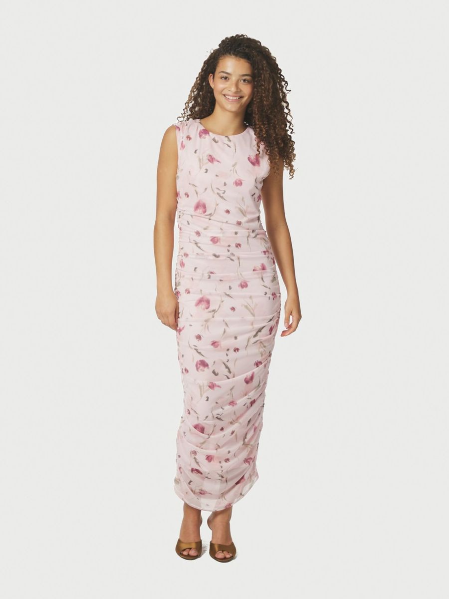 Corilina Artist Mesh Dress Light Pink