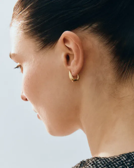 Hovedbilde Crest Hoops S Gold