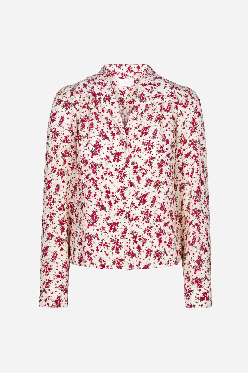 Lu Lu Blouse Berry Print