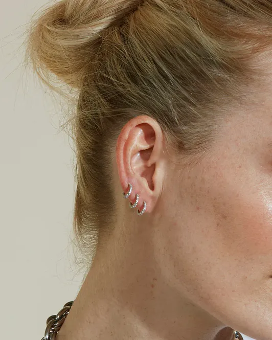 Hovedbilde Glow Earrings Mini Steel