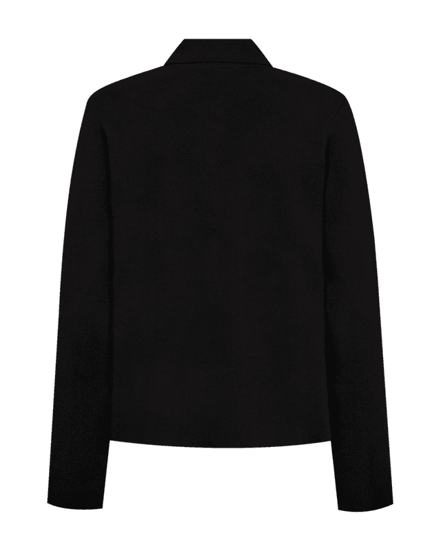 Ani Cardigan Interlock Knit Black