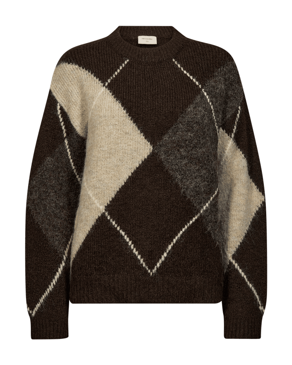 GrsLulu Pullover Mole w. Oyster Grey