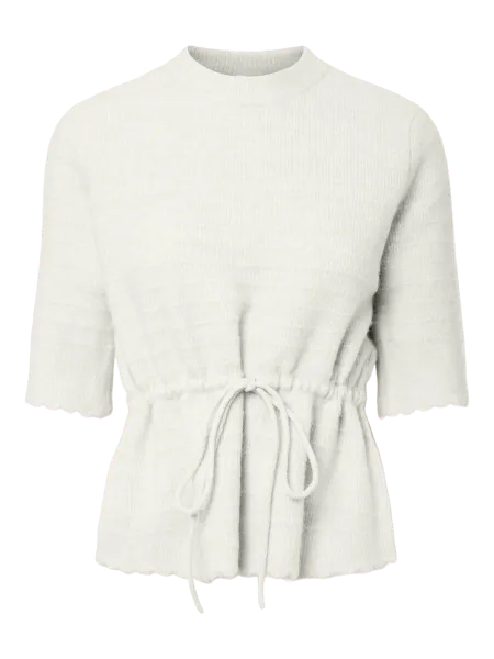 Hovedbilde YasThellis Ss Knit Pullover Star White