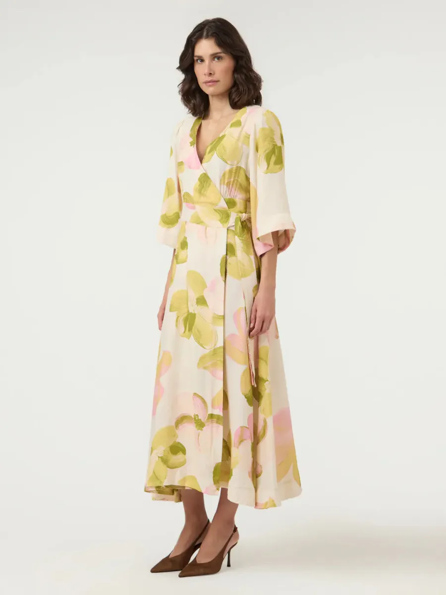 YasMarga 3/4 Wrap Long Dress