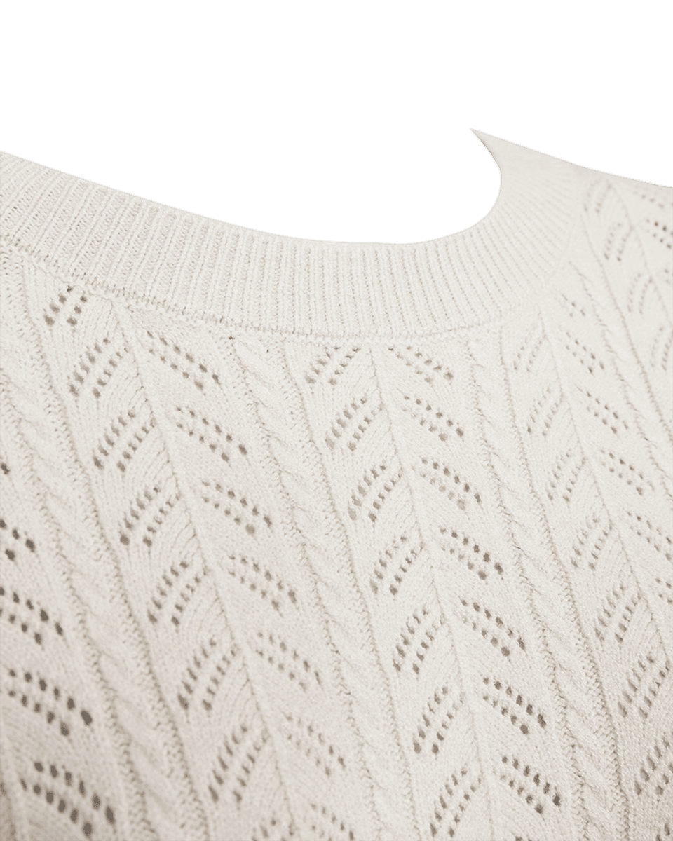 Clarry Pullover Hole Pattern Moonbeam