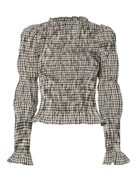 Hovedbilde YasChemma Smock Top Eggnog Checks