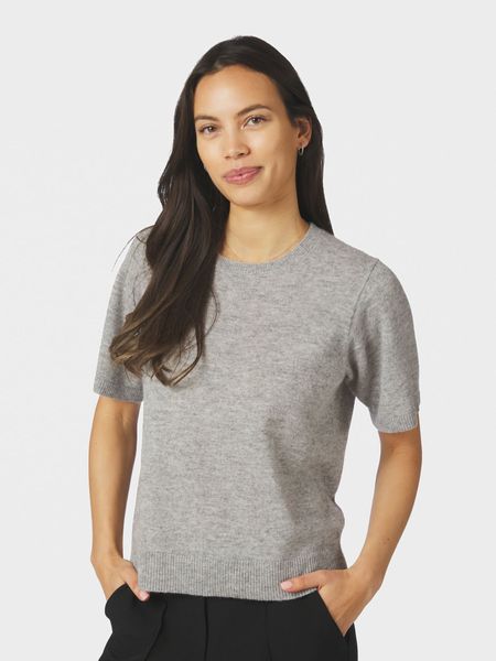 Hovedbilde Missy Wool Knit Tee Grey Melange