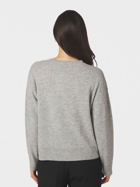 Hovedbilde Detri Wool Knit Blouse Grey Melange