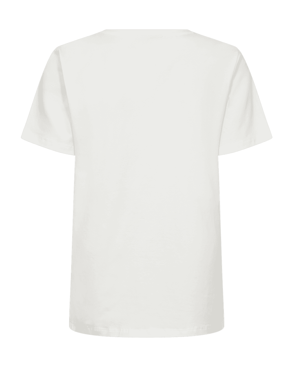 Fenjal Tee Print Star Off- White w. True Red