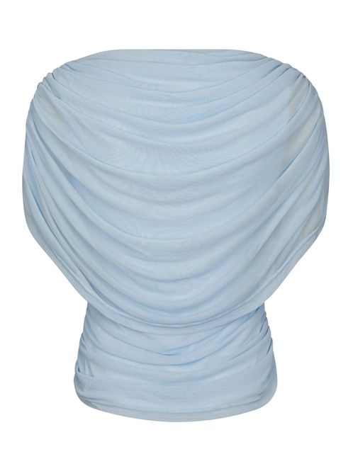 Hovedbilde Cottuna Drapy Mesh Top Light Blue