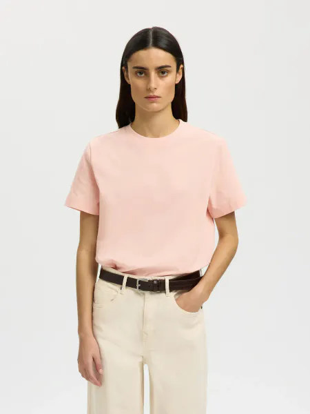 Hovedbilde SlfEssential Boxy Tee Pale Dogwood