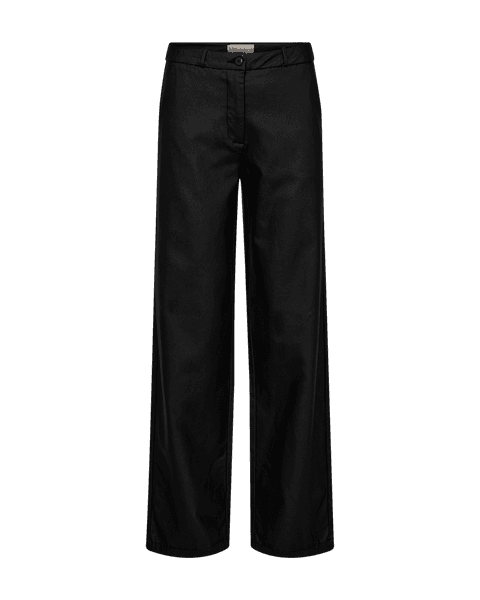 Hovedbilde Solvej Pants Coated Wide Leg Black