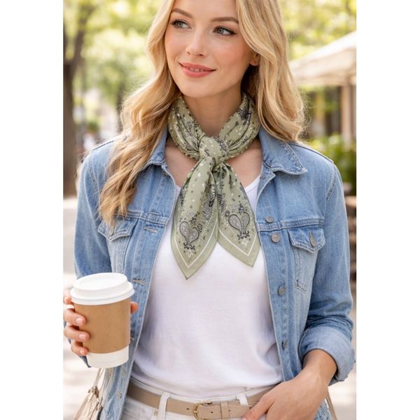 Hovedbilde Bandana Paisley Dus Army