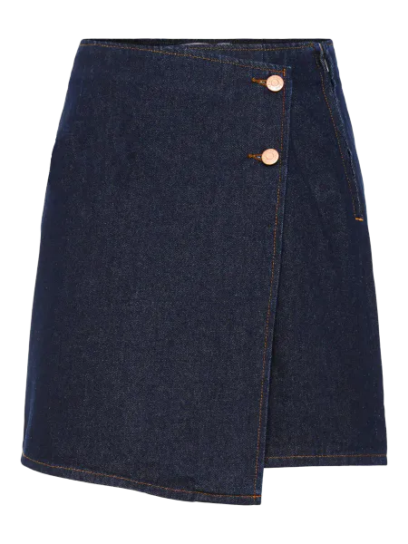 Hovedbilde YasLisana Short Denim Skirt Dark Blue Denim