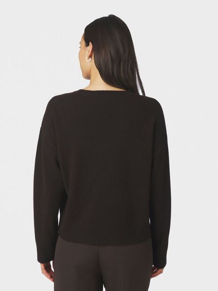 Hovedbilde Detri Wool Knit Blouse Dark Brown