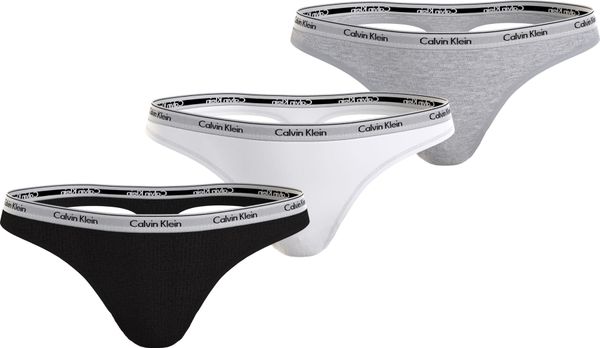 Hovedbilde 3 Pack Thong Black/ White/ Grey Heather
