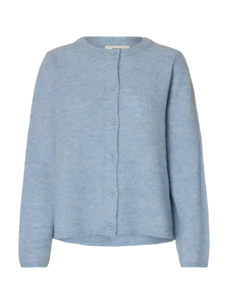 Hovedbilde SlfLulu New Ls Knit Cardigan Cashmere Blue