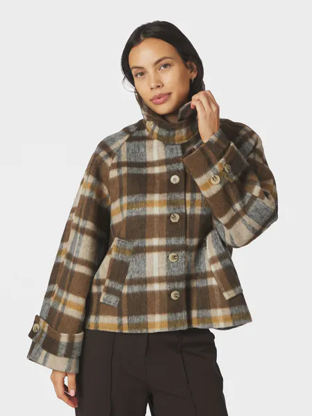 Hovedbilde Quinn Check Jacket Beige Melange