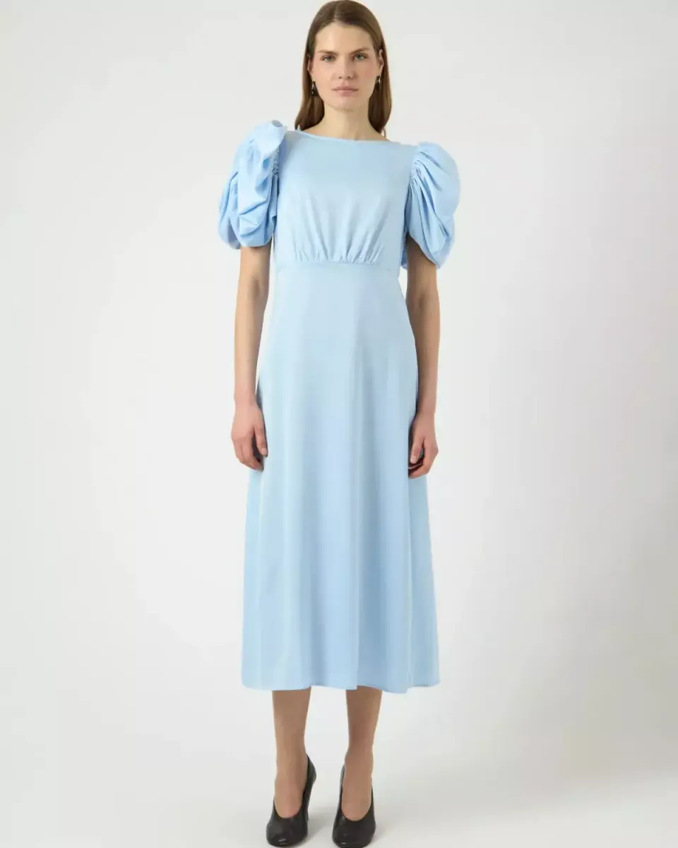 YasPella 2/4 Long Dress Skyway