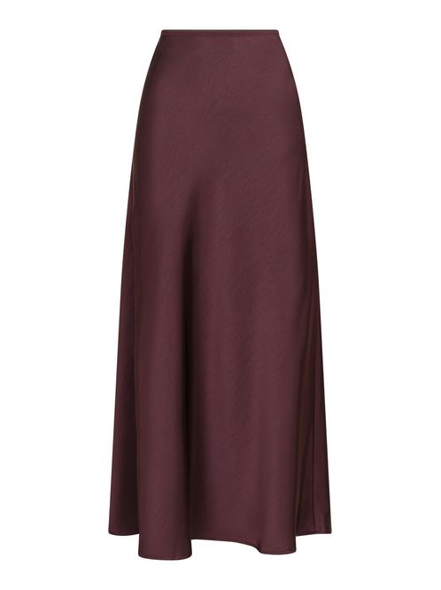Hovedbilde Vicky Heavy Sateen Skirt Burgundy