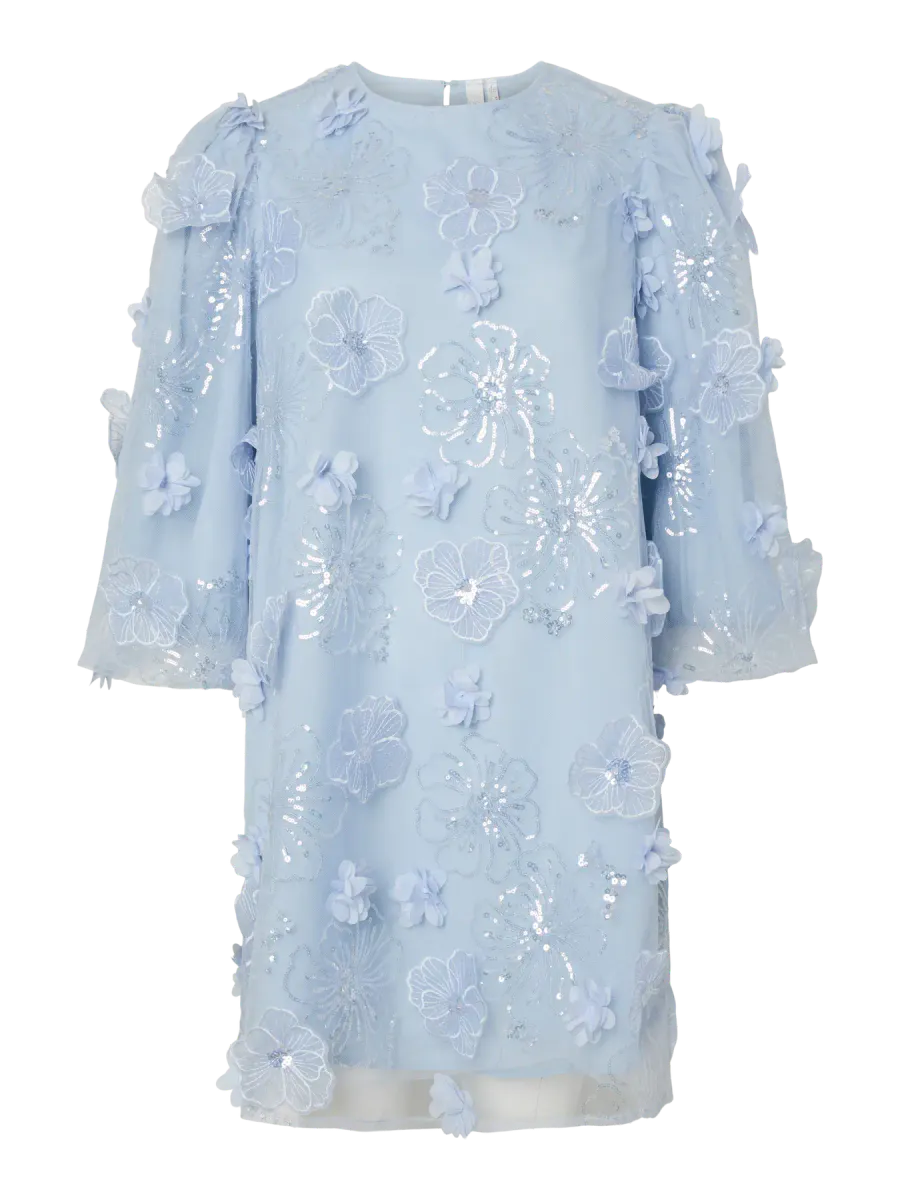 Yassolana 3/4 Midi Dress Skyway
