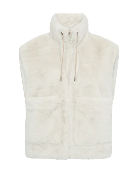 Hovedbilde Fony Waistcoat Faux Fur Moonbeam