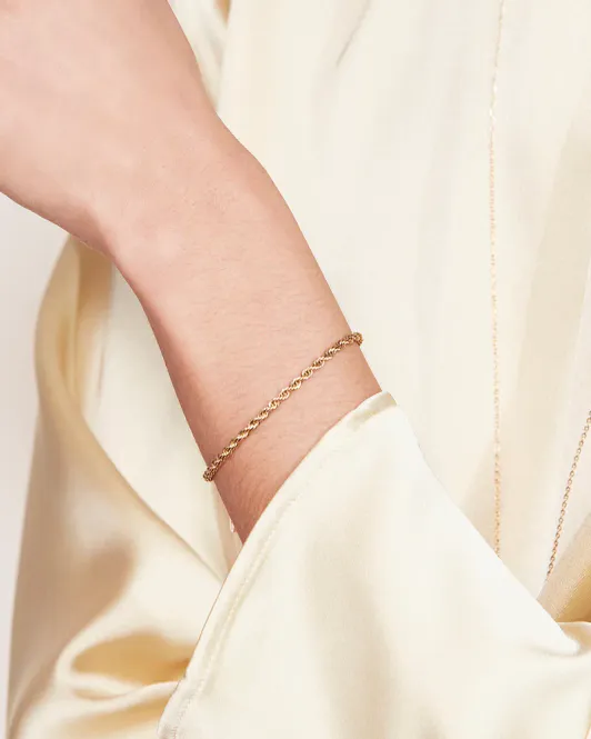 Hovedbilde Rope Chain Bracelet Gold