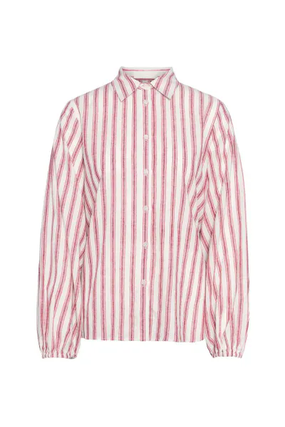 Hovedbilde Fable Shirt Berry Stripe