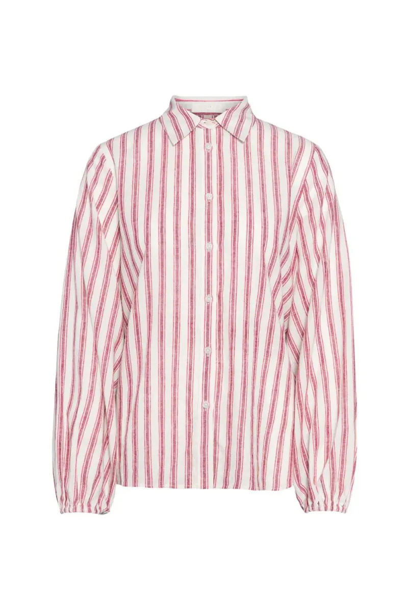 Fable Shirt Berry Stripe
