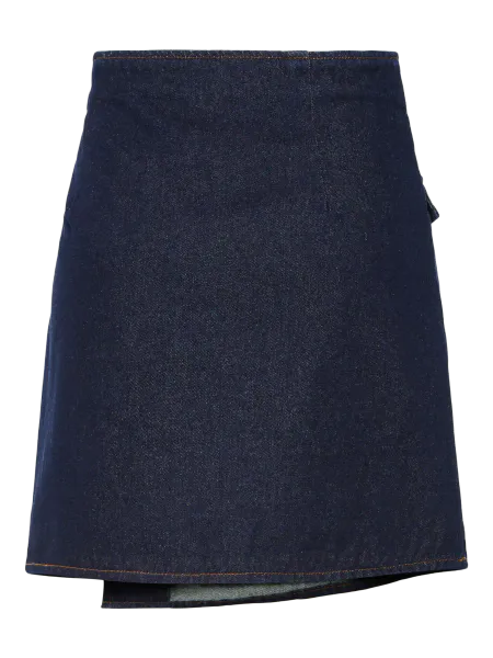 Hovedbilde YasLisana Short Denim Skirt Dark Blue Denim