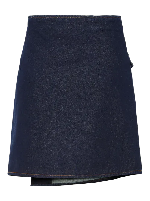 Hovedbilde YasLisana Short Denim Skirt Dark Blue Denim