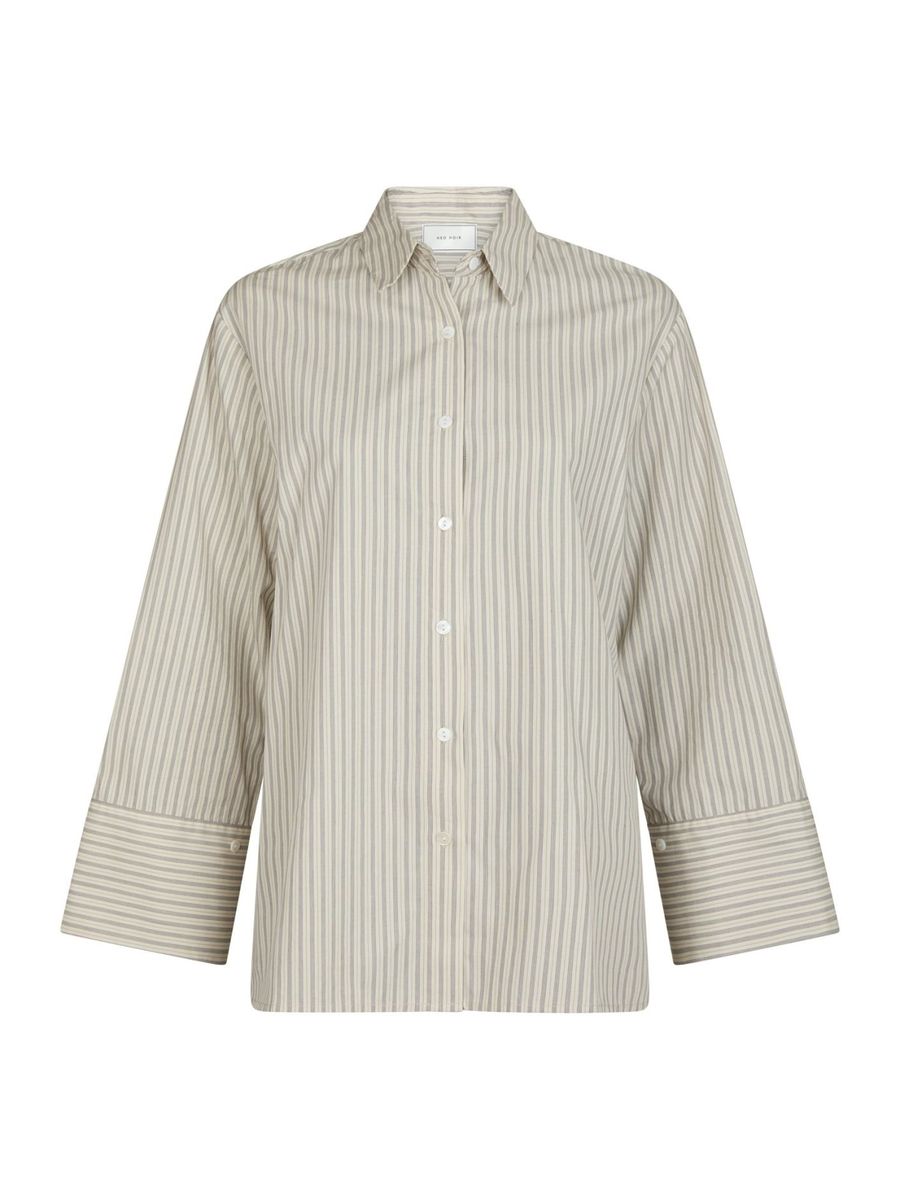 Dita Double Stripe Shirt Creme