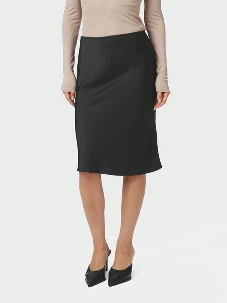 Hovedbilde Mindie Heavy Sateen Skirt Black
