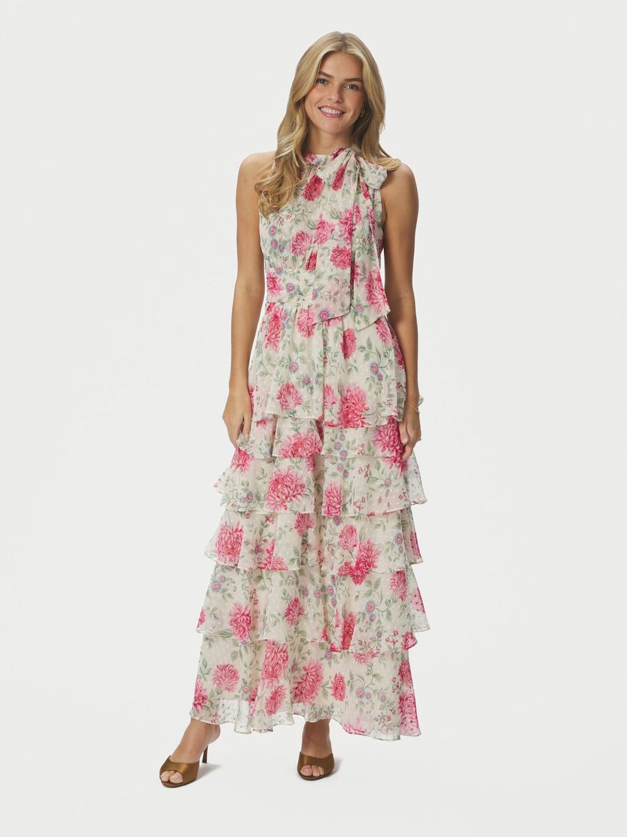 Marli  Big Flower Dress Creme