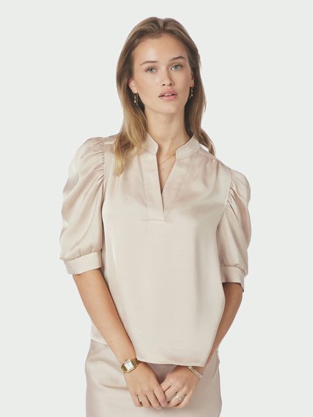 Hovedbilde Roella Heavy Sateen Blouse Champagne