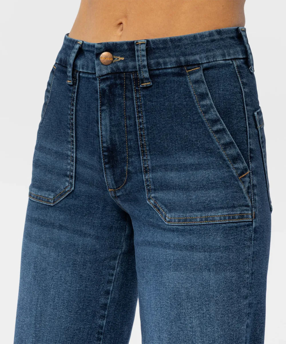 The Mona Jean Dark Vintage Blue