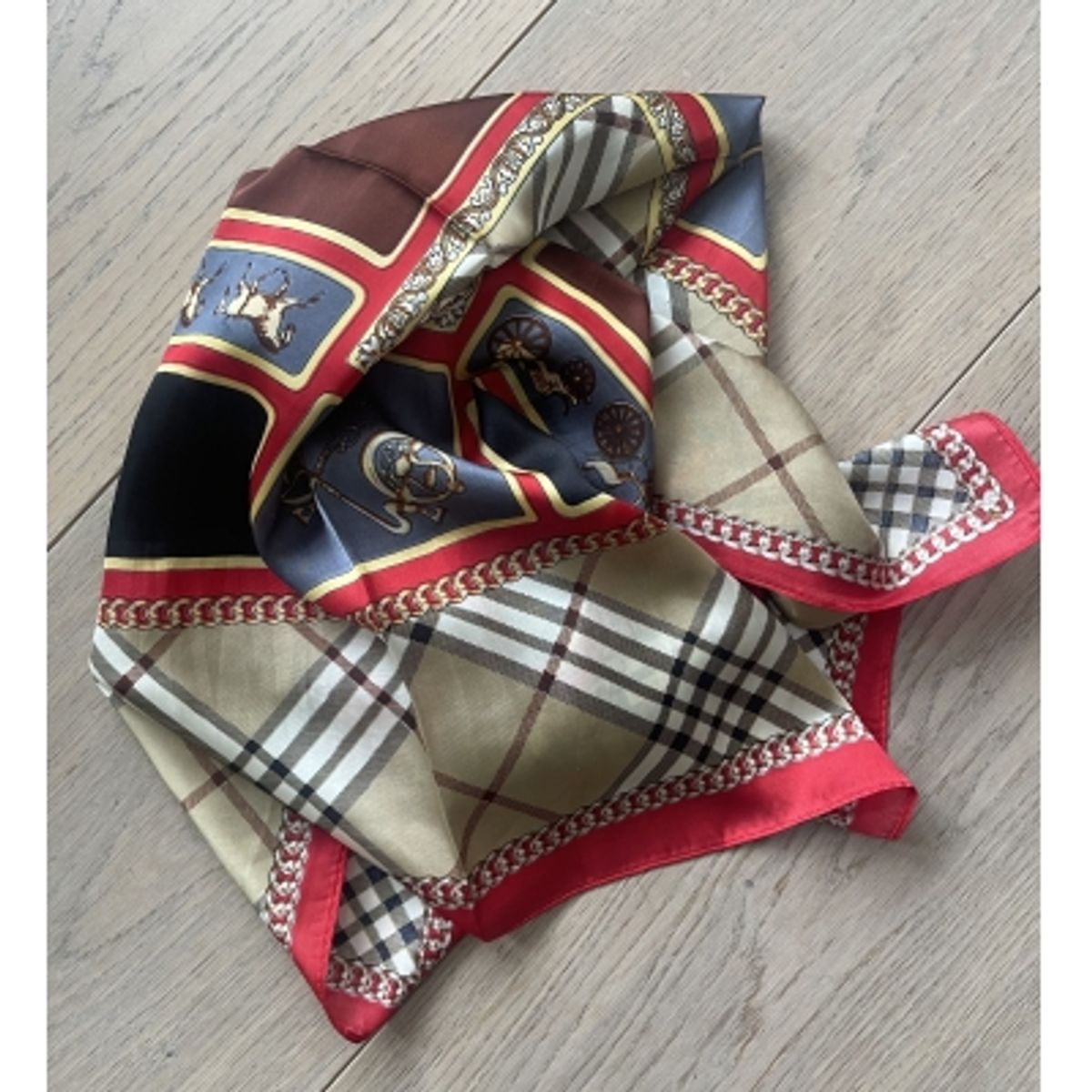 Bandana Silke Rød