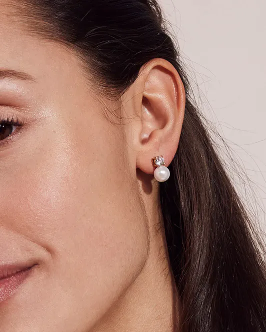 Hovedbilde Luna Studs L Gold