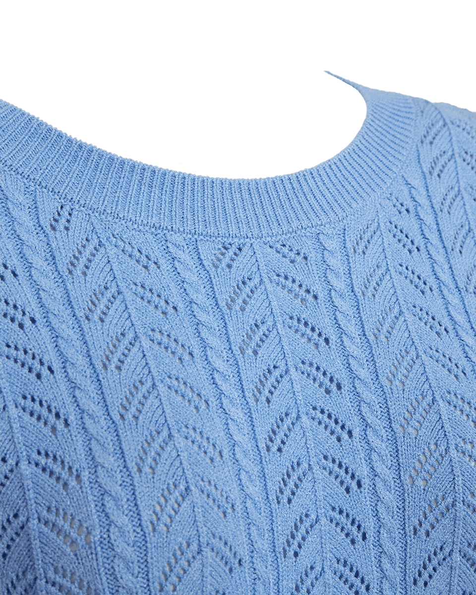 Clarry Pullover Hole Pattern Vista Blue