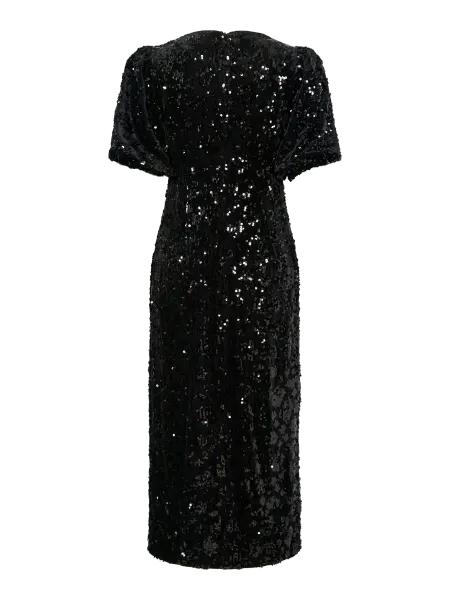 Hovedbilde YasSofie 2/4 Sequin Midi Dress Black