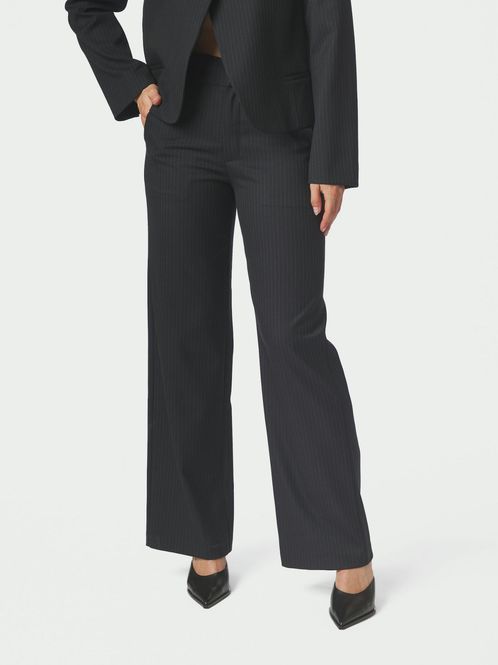 Hovedbilde Nathalie Slim Pinstripe Pants Dark Navy