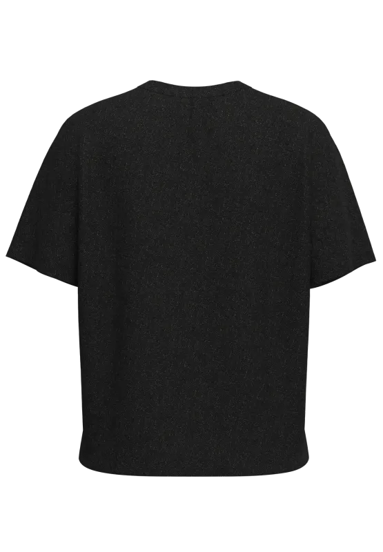 SlfAnja Boxy Tee Black